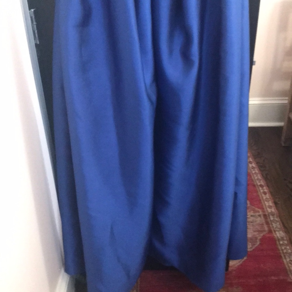 Beautiful strapless long wedding blue dress! - Picture 6 of 8